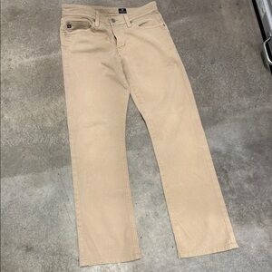 AG Adriano Goldschmied women’s Beige Straight Jeans